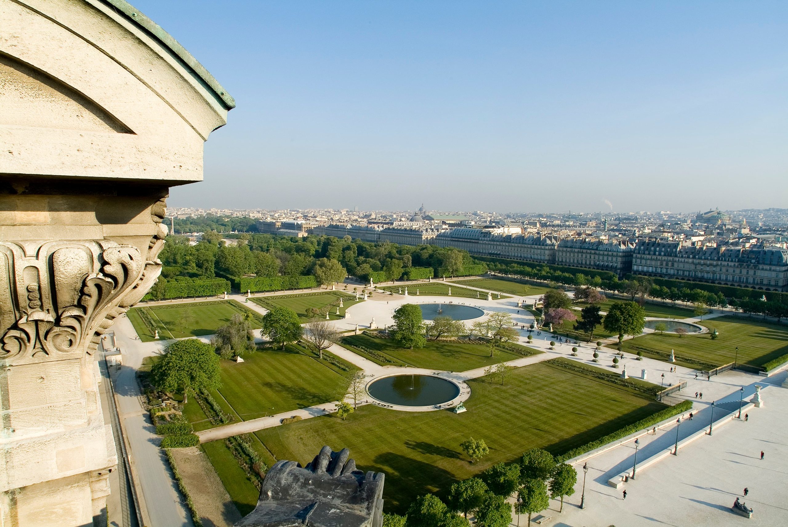 Vue du grand Carré du Jardin des Tuileries